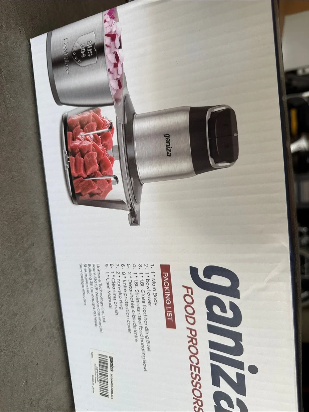 Stainless Steel Food Processor - Silver NWT never opened - original packaging